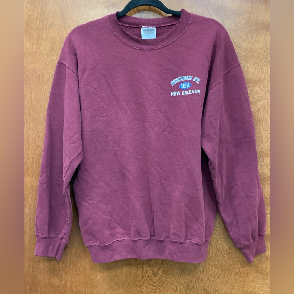 Bourbon St. New Orleans Cotton Blend Sweatshirt